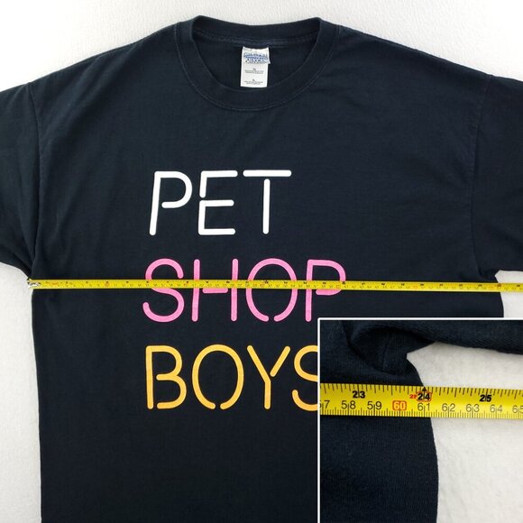 Pet Shop Boys T-Shirt Fundamentourist Tour Shirt 2006 Synth Pop Band XL - Picture 9 of 11